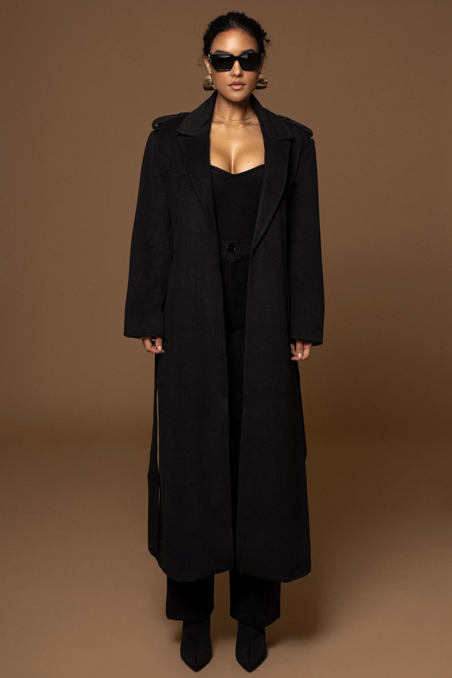 Noir Stay Sharp Wool Trousers 5 Noir Stay Sharp Wool Trousers - Image 3