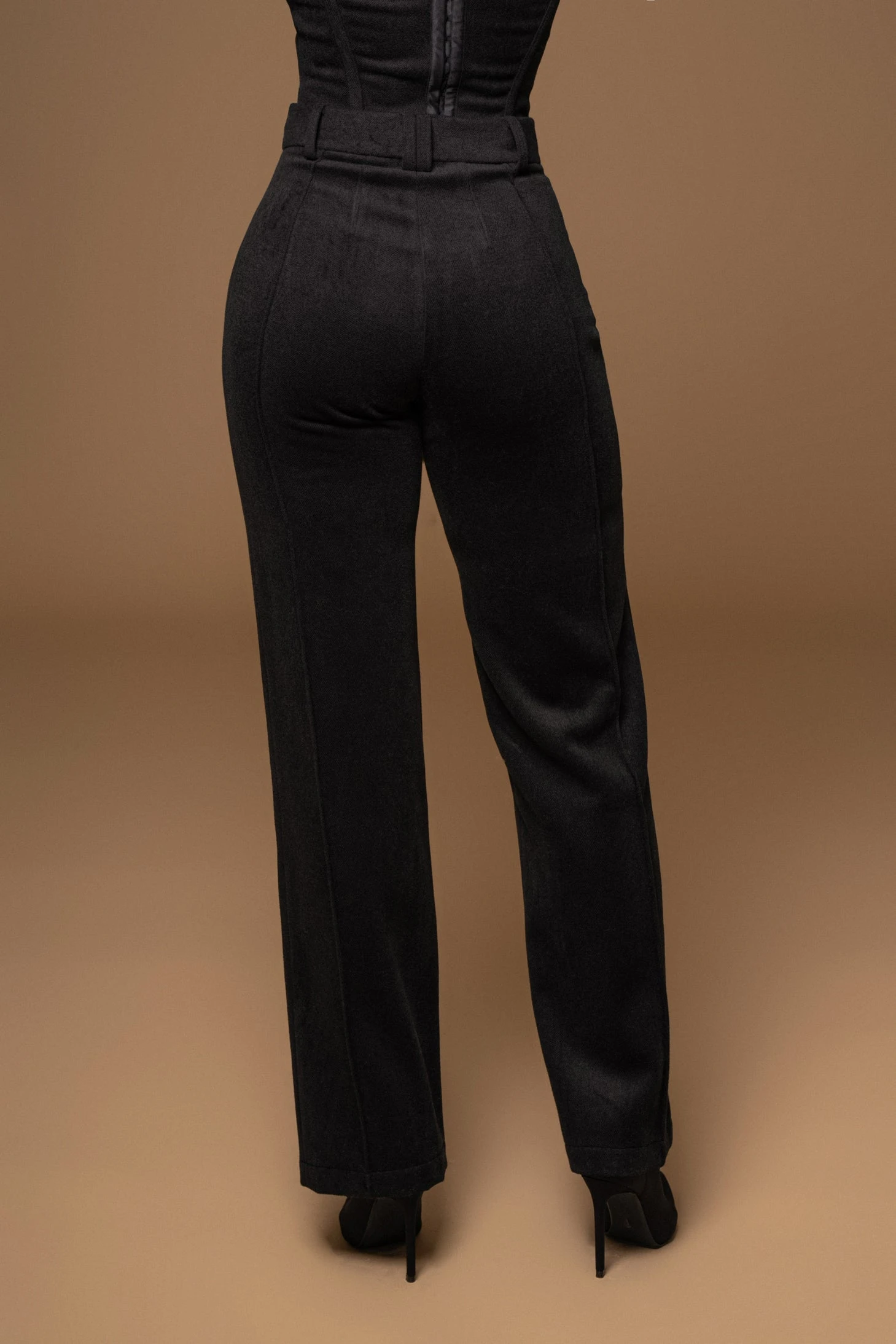 Noir Stay Sharp Wool Trousers 12 Noir Stay Sharp Wool Trousers - Image 10