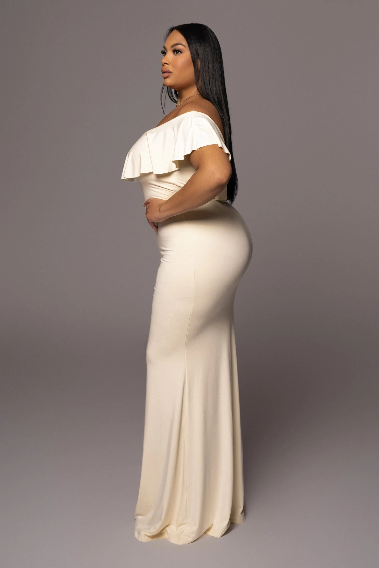 Buttercream Estelle Ruffled Maxi Dress 10 Buttercream Estelle Ruffled Maxi Dress - Image 8