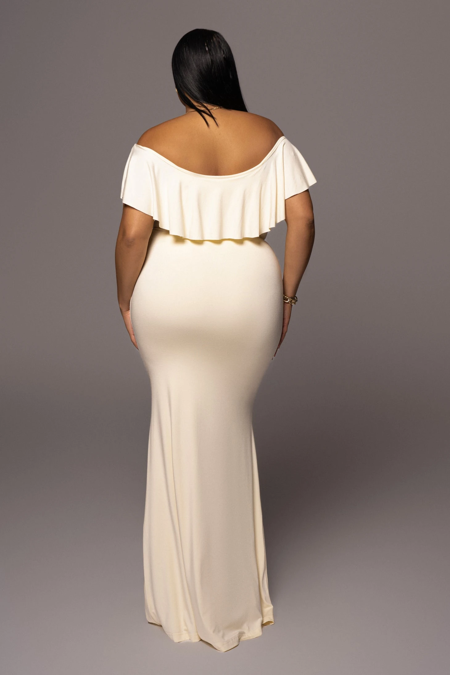 Buttercream Estelle Ruffled Maxi Dress 12 Buttercream Estelle Ruffled Maxi Dress - Image 10