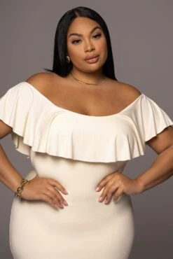 Buttercream Estelle Ruffled Maxi Dress 18 Buttercream Estelle Ruffled Maxi Dress -Jluxlabel Dress Shop PRODUCT DEC32021 187