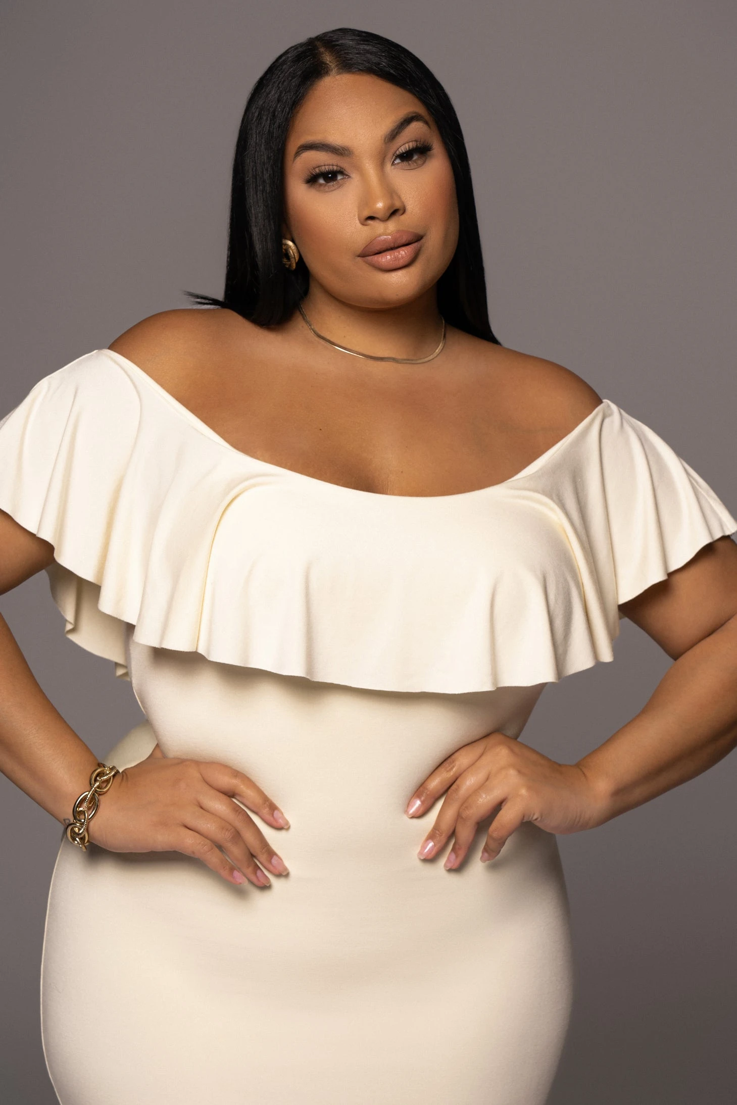 Buttercream Estelle Ruffled Maxi Dress 8 Buttercream Estelle Ruffled Maxi Dress - Image 6