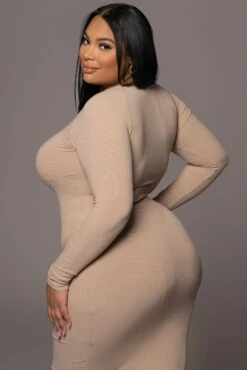 Beige High Expectations Midi Dress 28 Beige High Expectations Midi Dress -Jluxlabel Dress Shop PRODUCT DEC32021 211