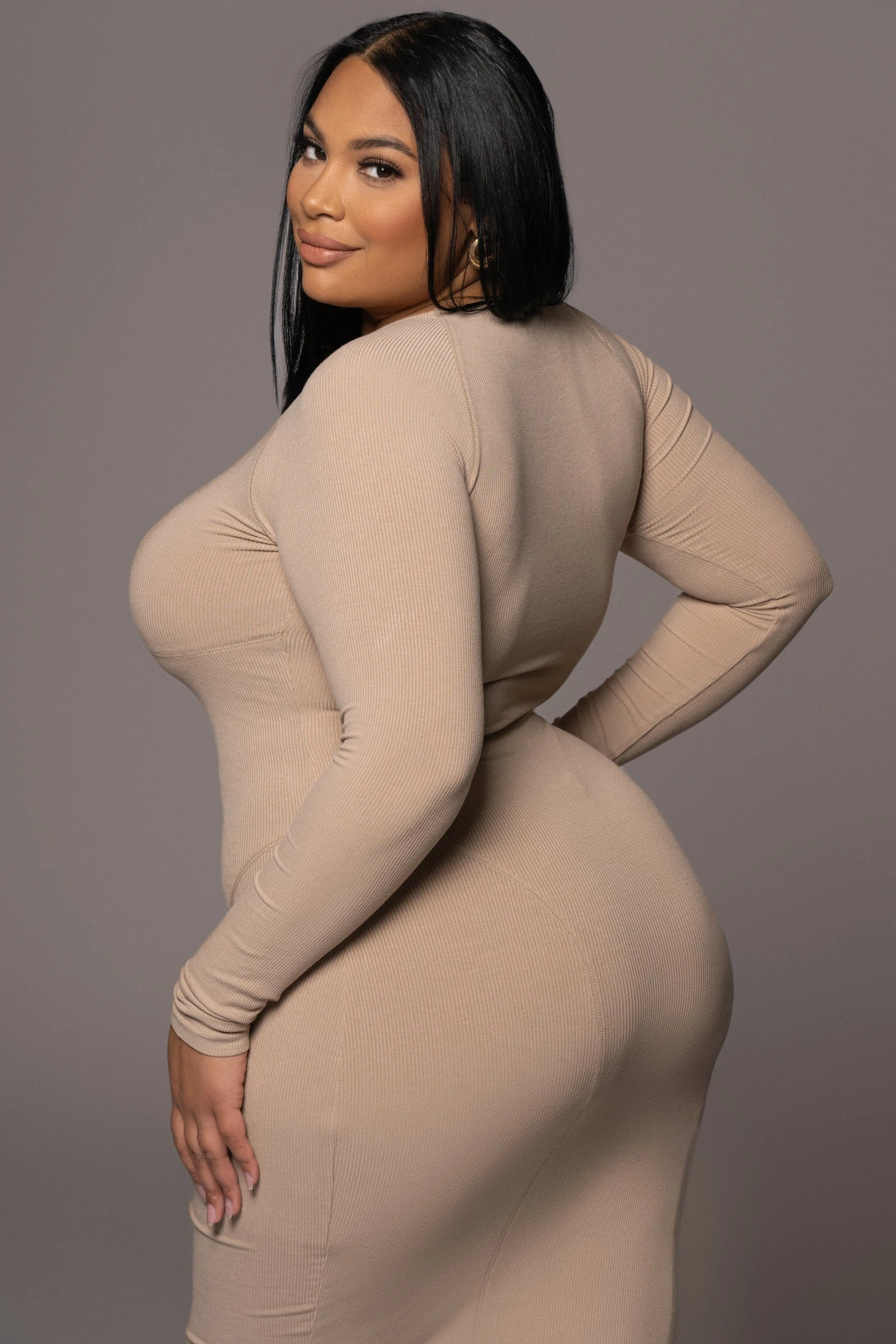 Beige High Expectations Midi Dress 14 Beige High Expectations Midi Dress - Image 12