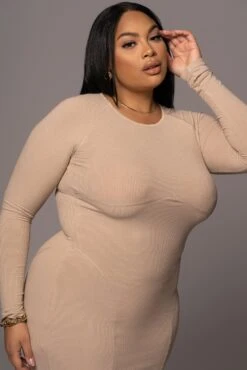 Beige High Expectations Midi Dress 24 Beige High Expectations Midi Dress -Jluxlabel Dress Shop PRODUCT DEC32021 214