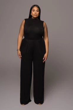 Jluxbasix Black Devyn Wide Leg Pants -Jluxlabel Dress Shop PRODUCT DEC32021 221