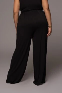 Jluxbasix Black Devyn Wide Leg Pants -Jluxlabel Dress Shop PRODUCT DEC32021 224