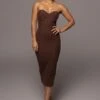 Chocolate Shades Of You Bustier Dress 1 Chocolate Shades Of You Bustier Dress -Jluxlabel Dress Shop PRODUCT DEC82021 11