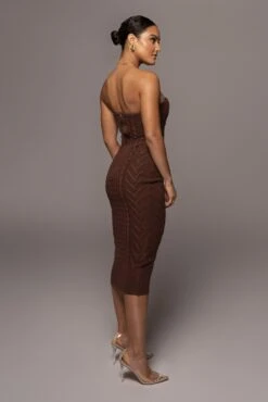 Chocolate Shades Of You Bustier Dress -Jluxlabel Dress Shop PRODUCT DEC82021 15