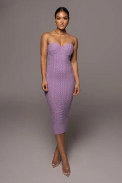 Lilac Shades Of You Bustier Dress