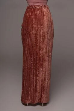 Rose Krisana Velvet High Slit Skirt -Jluxlabel Dress Shop PRODUCT DEC92021 PART2 155