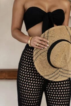 Natural Vineyard Views Straw Hat -Jluxlabel Dress Shop PRODUCT FEB132023 CROCHET 155