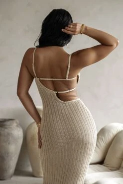 Beige Coastal Escape Dress -Jluxlabel Dress Shop PRODUCT FEB132023 CROCHET 19