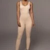 Cream Alo Double Layer Jumpsuit -Jluxlabel Dress Shop PRODUCT FEB252022 199