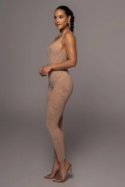 Beige Mesh Essentials Tank Bodysuit Undergarment -Jluxlabel Dress Shop PRODUCT FEB252022 282 063da994 cee5 4005 a0bc 3da3a8221c47