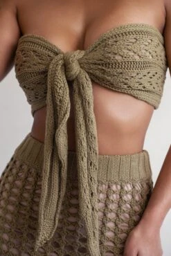 Olive Caribbean Skies Skirt Set -Jluxlabel Dress Shop PRODUCT FEB282023 CROCHET2 12
