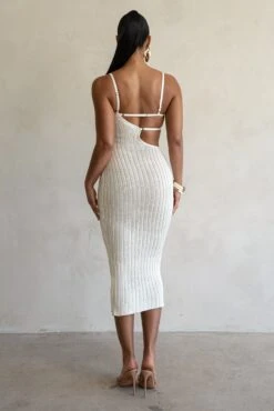 Off White Coastal Escape Dress -Jluxlabel Dress Shop PRODUCT FEB282023 CROCHET2 21
