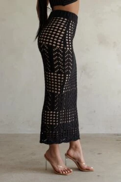 Black Caribbean Skies Skirt Set -Jluxlabel Dress Shop PRODUCT FEB282023 CROCHET2 230
