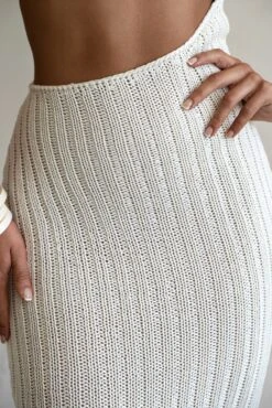 Off White Coastal Escape Dress -Jluxlabel Dress Shop PRODUCT FEB282023 CROCHET2 25