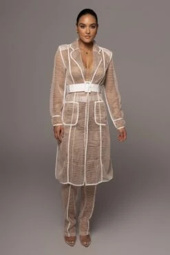 Tan/Tan Bexley Coat -Jluxlabel Dress Shop PRODUCT FEB92022 184