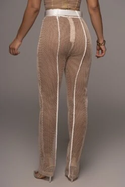 Tan/Tan Hasley Pants -Jluxlabel Dress Shop PRODUCT FEB92022 198
