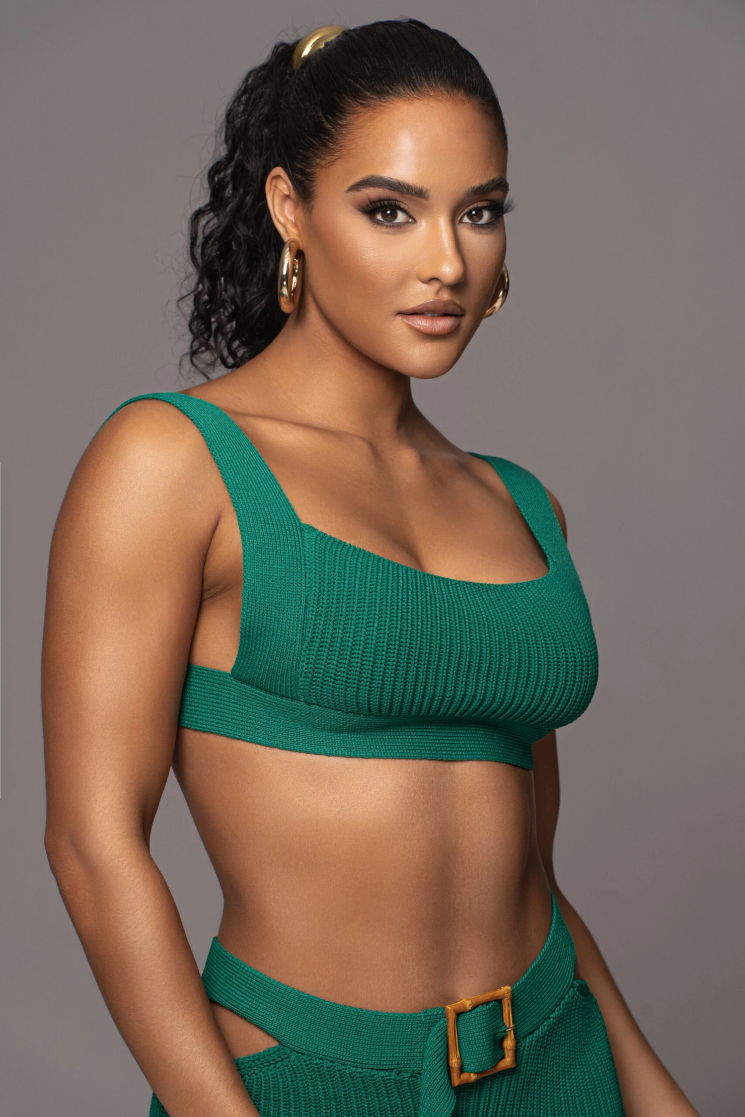 Emerald Nikole Ribbed Skirt Set 4 Emerald Nikole Ribbed Skirt Set - Image 2