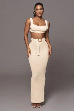 Ivory Nikole Ribbed Skirt Set 26 Ivory Nikole Ribbed Skirt Set -Jluxlabel Dress Shop PRODUCT JAN192023 40
