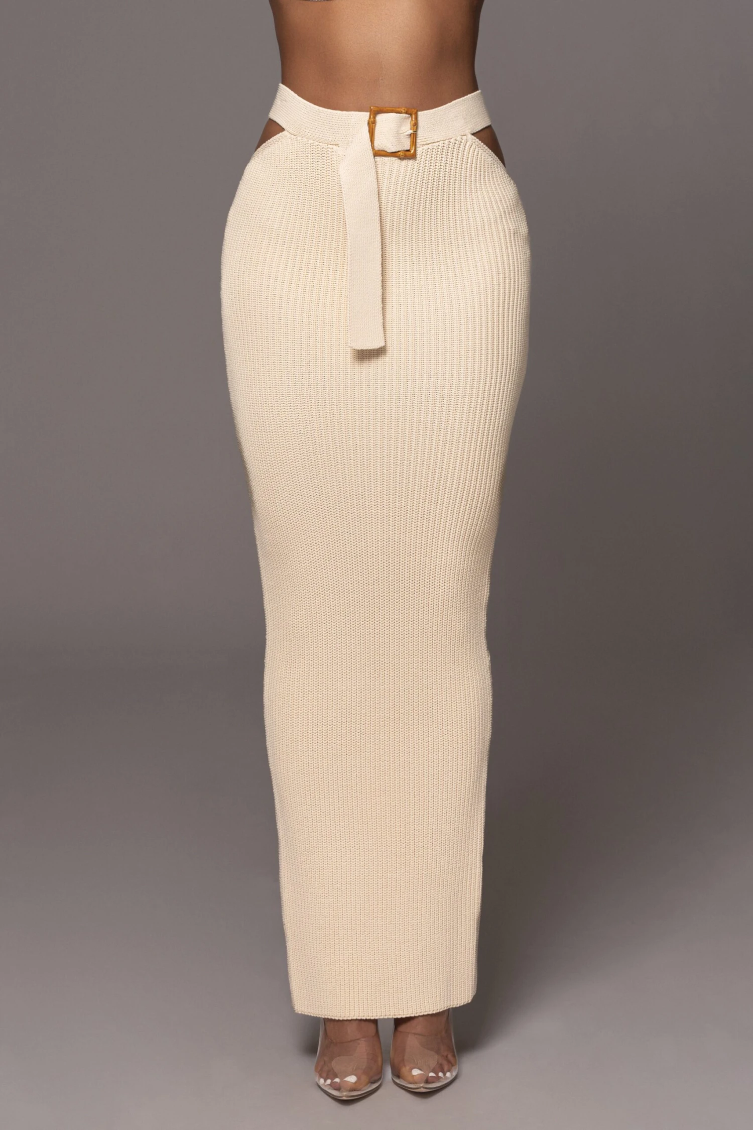 Ivory Nikole Ribbed Skirt Set 8 Ivory Nikole Ribbed Skirt Set - Image 6