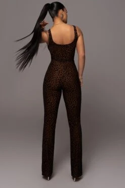 Pecan Leopard One To Watch Pants -Jluxlabel Dress Shop PRODUCT JAN252023 NEWARRIVALS 139