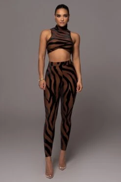 Pecan Never Phased Crop Top -Jluxlabel Dress Shop PRODUCT JAN252023 NEWARRIVALS 187