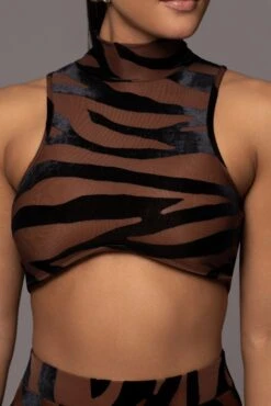 Pecan Never Phased Crop Top -Jluxlabel Dress Shop PRODUCT JAN252023 NEWARRIVALS 195