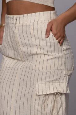 Buttercream Clean Lines Cargo Skirt -Jluxlabel Dress Shop PRODUCT JAN252023 NEWARRIVALS 216