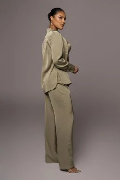 Olive Misty Button Up -Jluxlabel Dress Shop PRODUCT JAN52022 84