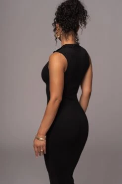 Black Never Better Midi Dress -Jluxlabel Dress Shop PRODUCT JUL112023 CHIFFON 123