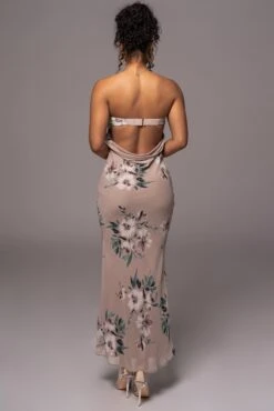 Purple Floral Break Free Strapless Maxi Dress -Jluxlabel Dress Shop PRODUCT JUL112023 CHIFFON 15