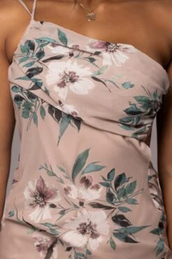 Purple Floral Treasure One Shoulder Dress 19 Purple Floral Treasure One Shoulder Dress -Jluxlabel Dress Shop PRODUCT JUL112023 CHIFFON 36