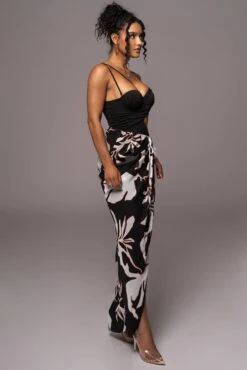 White Floral Endless Oasis Skirt Set -Jluxlabel Dress Shop PRODUCT JUL112023 CHIFFON 46