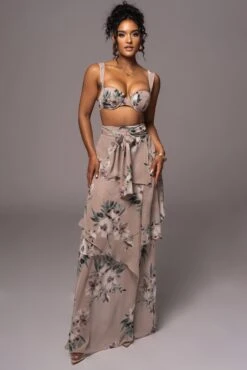 Purple Floral Printed Love Two-Piece Set 23 Purple Floral Printed Love Two-Piece Set -Jluxlabel Dress Shop PRODUCT JUL112023 CHIFFON 67