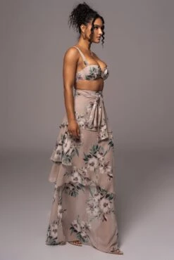 Purple Floral Printed Love Two-Piece Set 28 Purple Floral Printed Love Two-Piece Set -Jluxlabel Dress Shop PRODUCT JUL112023 CHIFFON 69