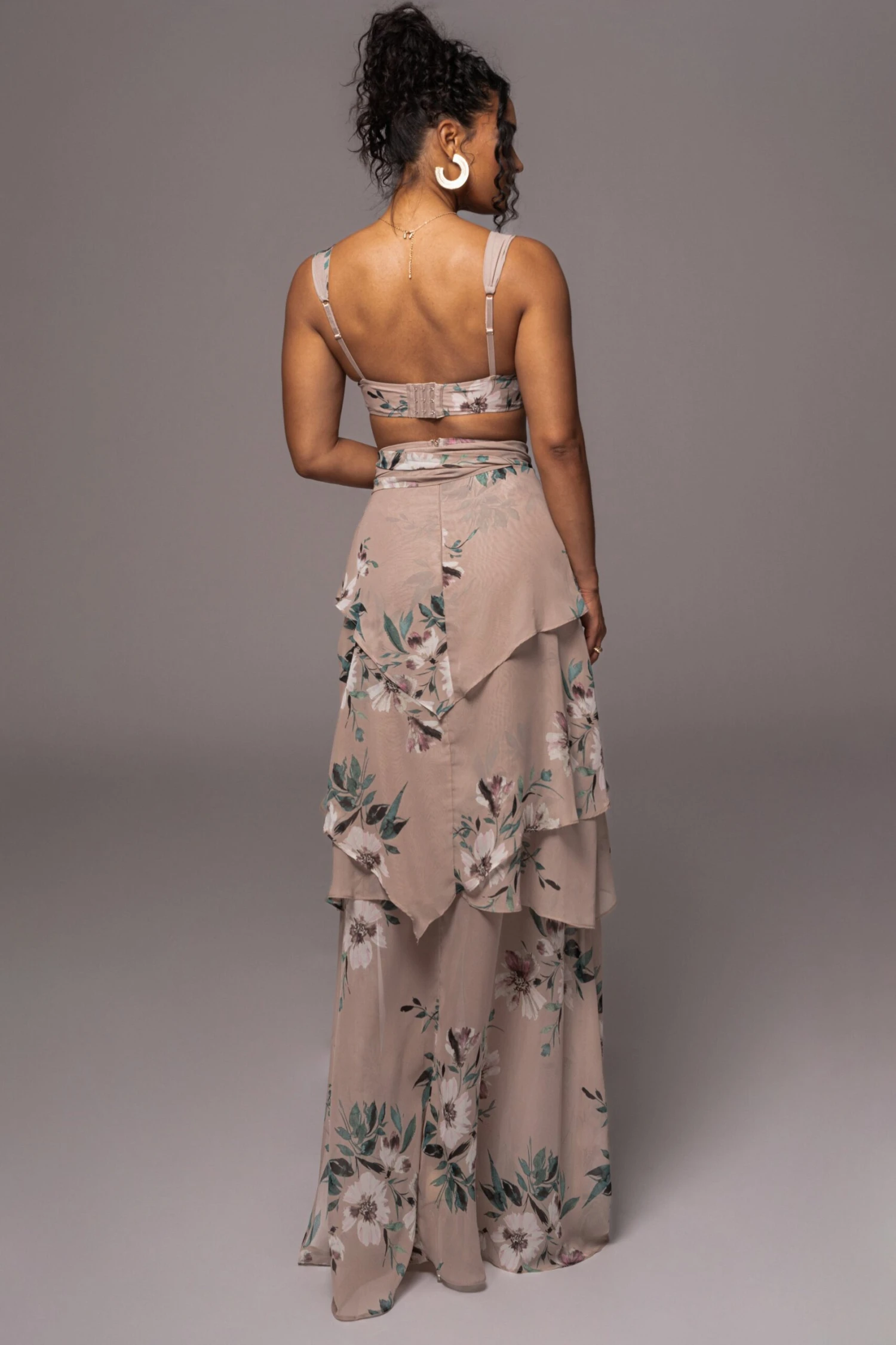 Purple Floral Printed Love Two-Piece Set 19 Purple Floral Printed Love Two-Piece Set - Image 17