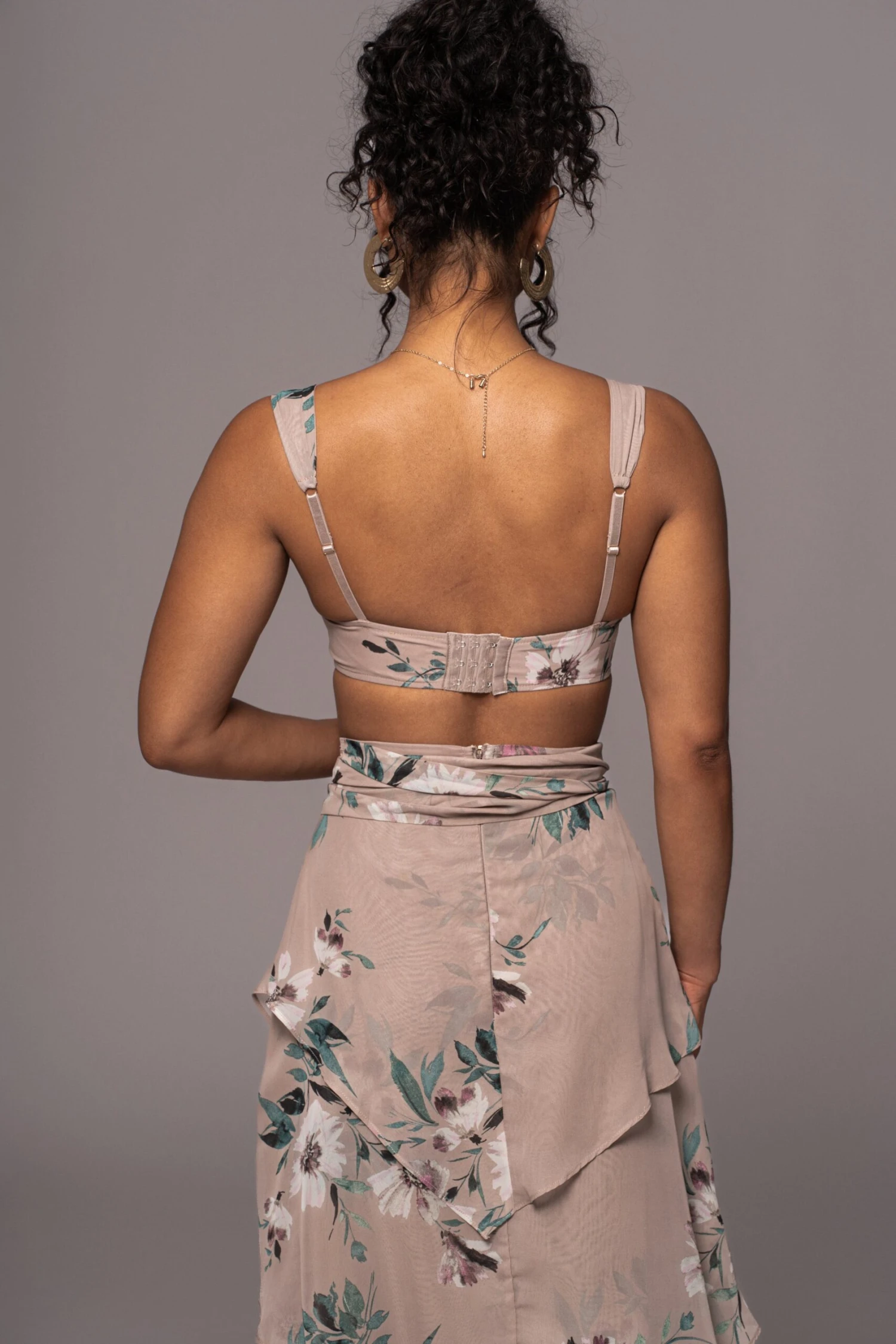 Purple Floral Printed Love Two-Piece Set 16 Purple Floral Printed Love Two-Piece Set - Image 14