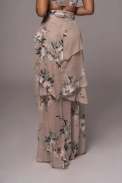 Purple Floral Printed Love Two-Piece Set 33 Purple Floral Printed Love Two-Piece Set -Jluxlabel Dress Shop PRODUCT JUL112023 CHIFFON 74