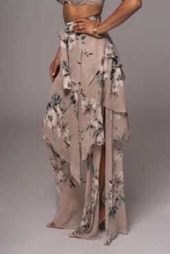 Purple Floral Printed Love Two-Piece Set 30 Purple Floral Printed Love Two-Piece Set -Jluxlabel Dress Shop PRODUCT JUL112023 CHIFFON 75