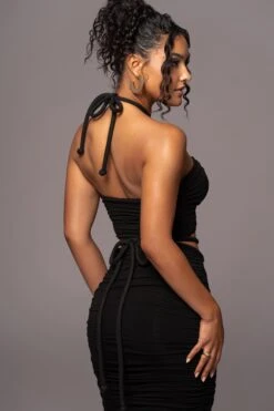 Black Go The Distance Skirt Set -Jluxlabel Dress Shop PRODUCT JUL112023 NEWARRIVALS 139