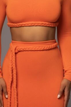 Orange City Love Two-Piece Skirt Set -Jluxlabel Dress Shop PRODUCT JUL112023 NEWARRIVALS 188