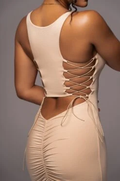 Tan Late Nights Midi Dress 15 Tan Late Nights Midi Dress -Jluxlabel Dress Shop PRODUCT JUL112023 NEWARRIVALS 36