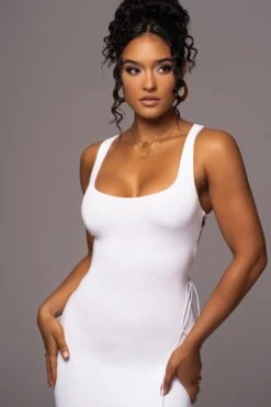 Ivory Late Nights Midi Dress -Jluxlabel Dress Shop PRODUCT JUL112023 NEWARRIVALS 46