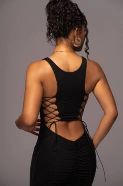 Black Late Nights Midi Dress -Jluxlabel Dress Shop PRODUCT JUL112023 NEWARRIVALS 64