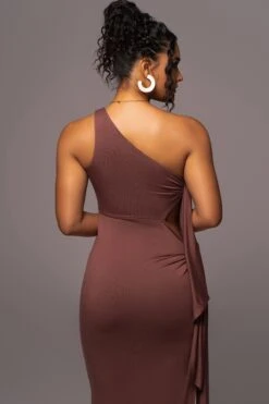 Chocolate Out Of Mind One Shoulder Dress 19 Chocolate Out Of Mind One Shoulder Dress -Jluxlabel Dress Shop PRODUCT JUL112023 NEWARRIVALS 95