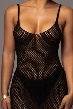 Black Almost Paradise Netted Maxi Dress 30 Black Almost Paradise Netted Maxi Dress -Jluxlabel Dress Shop PRODUCT JUL132023 ASAPMISSING 13